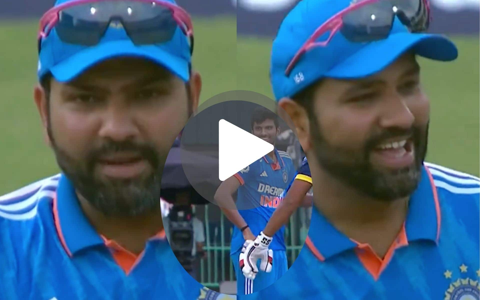 [Watch] Rohit Sharma Scolds Washington Sundar In His Hilarious Tapori Style During IND-SL 1st ODI